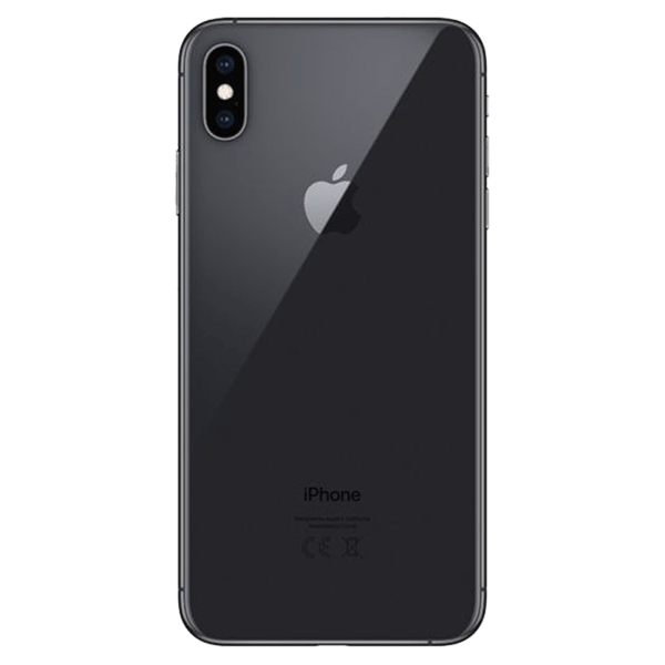 Apple iPhone XS MAX Zwart | Achterzijde