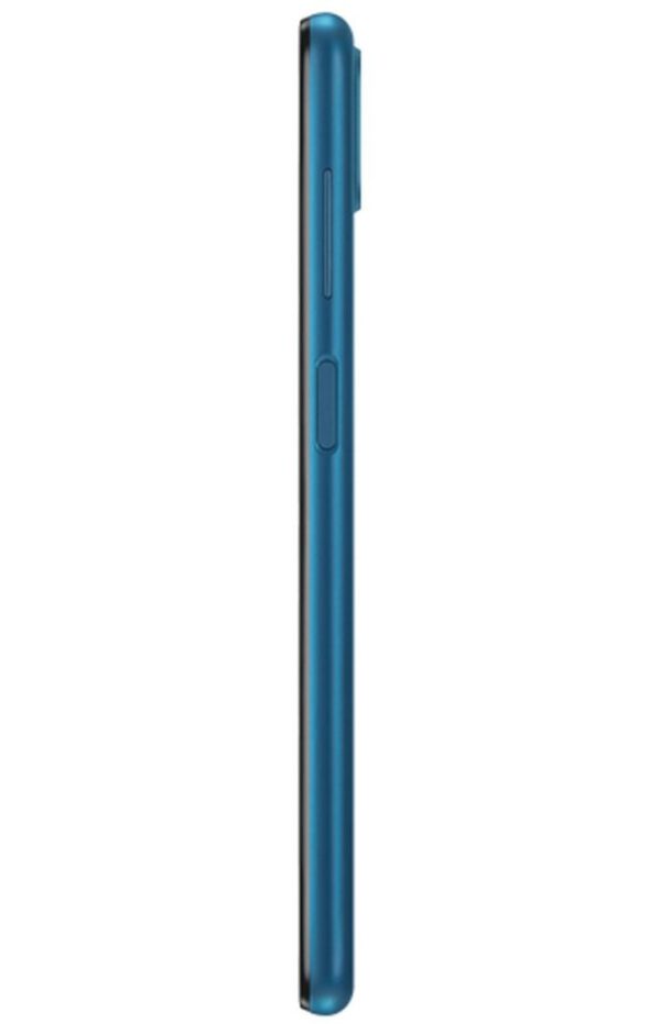 Samsung Galaxy A12 - Blauw - Rechter zijkant