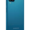 Samsung Galaxy A12 - Blauw - Achterkantkant Schreef links