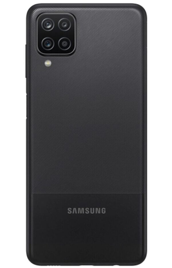 Samsung Galaxy A12 - Zwart - Achterzijde