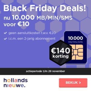 De beste Black Friday deals van HollandsNieuwe
