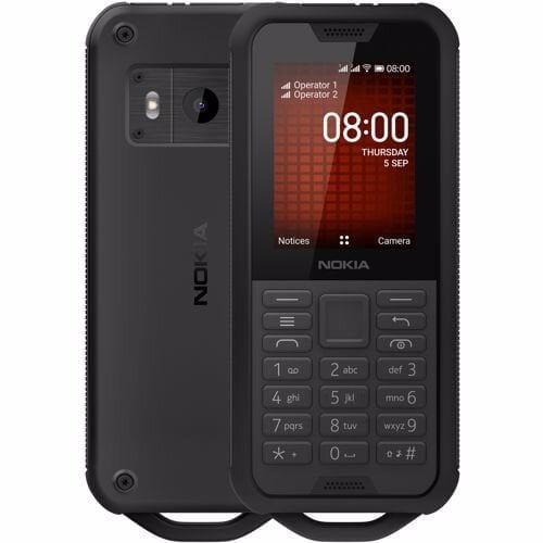 Nokia smartphone 800 Tough Dual Sim (Zwart)