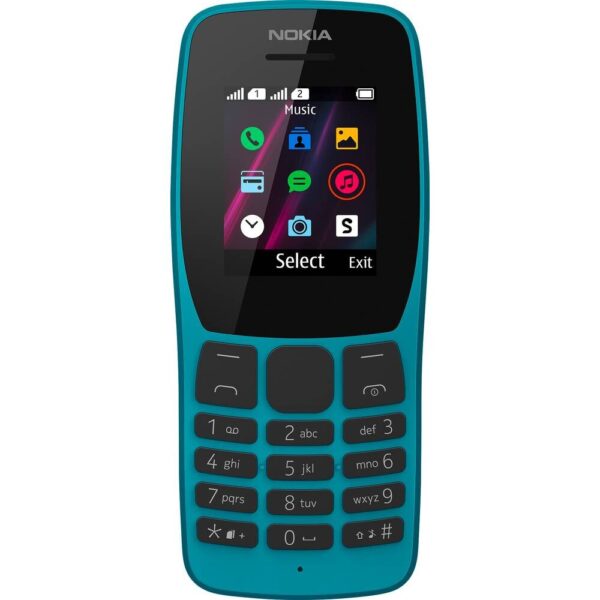 Nokia 110 Dual-SIM telefoon Zeeblauw