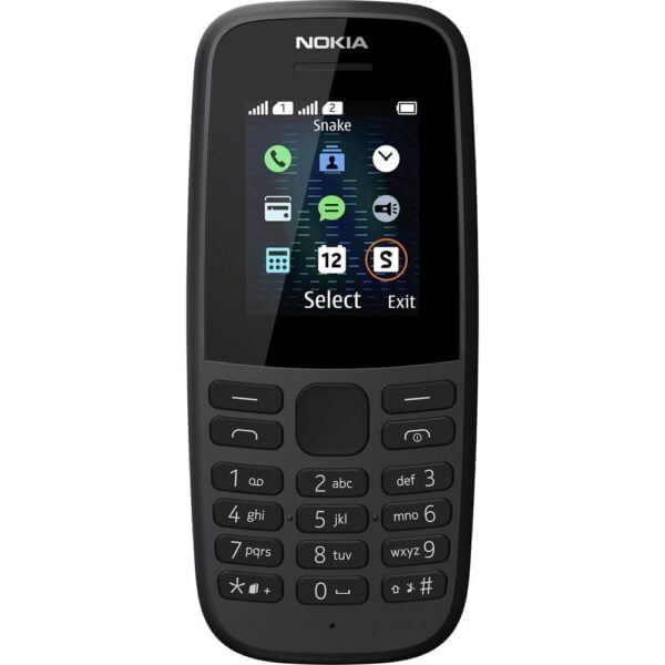 Nokia 105 2019 Dual-SIM telefoon Zwart