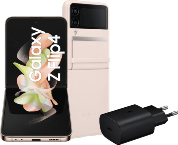 Samsung Galaxy Z Flip 4 128GB Roze Goud 5G Starterspakket