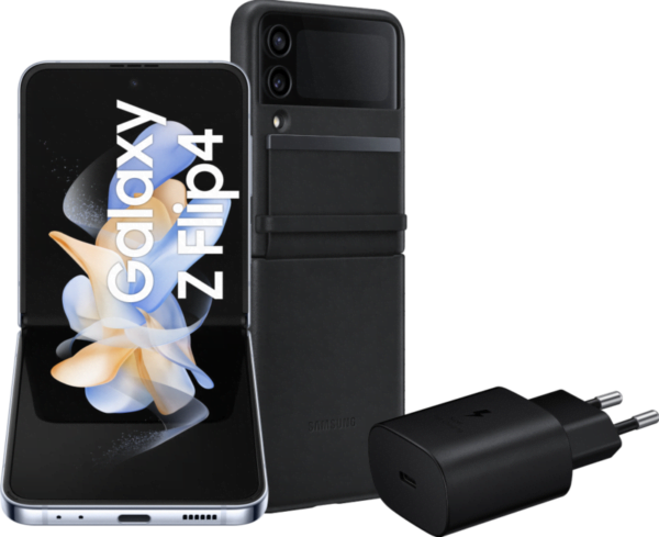 Samsung Galaxy Z Flip 4 256GB Blauw 5G Starterspakket